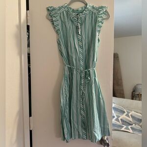 LOFT button down dress